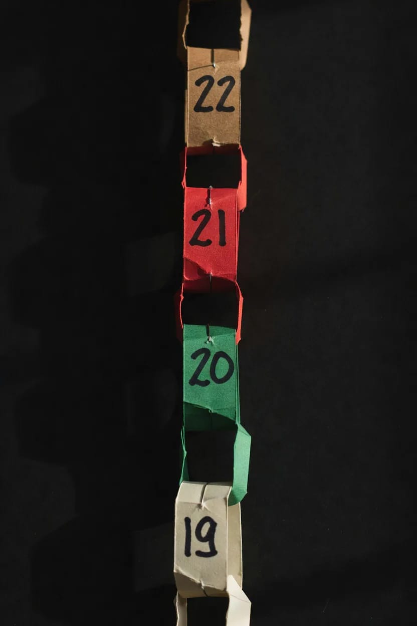 a paper chain christmas tree the class builds one link at a time 1
