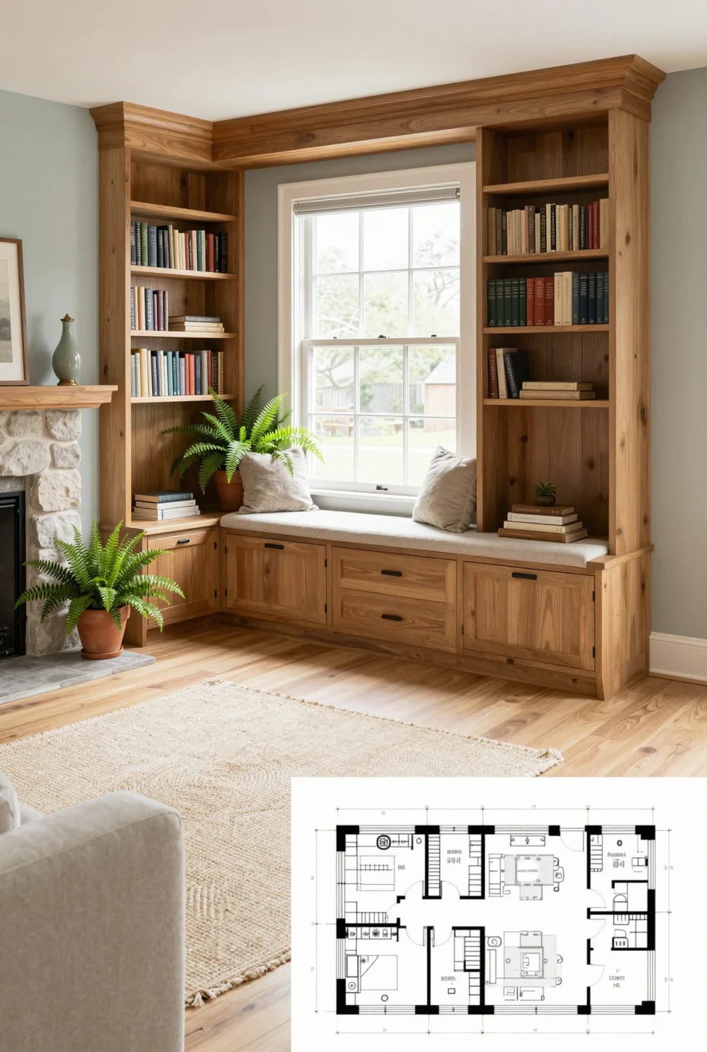 Craftsman Floor Plans Explained 6 built-ins are square footage the plan already spent for you 1