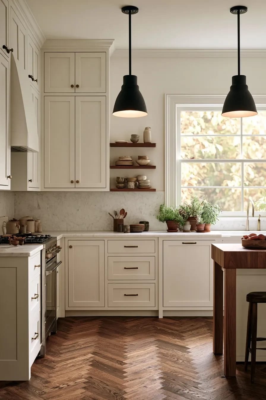 cabinets to the ceiling, especially in a small kitchen 1