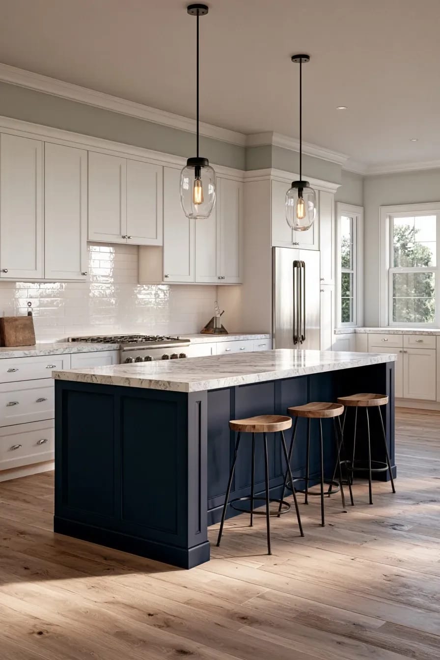 color that never touches the cabinets 1