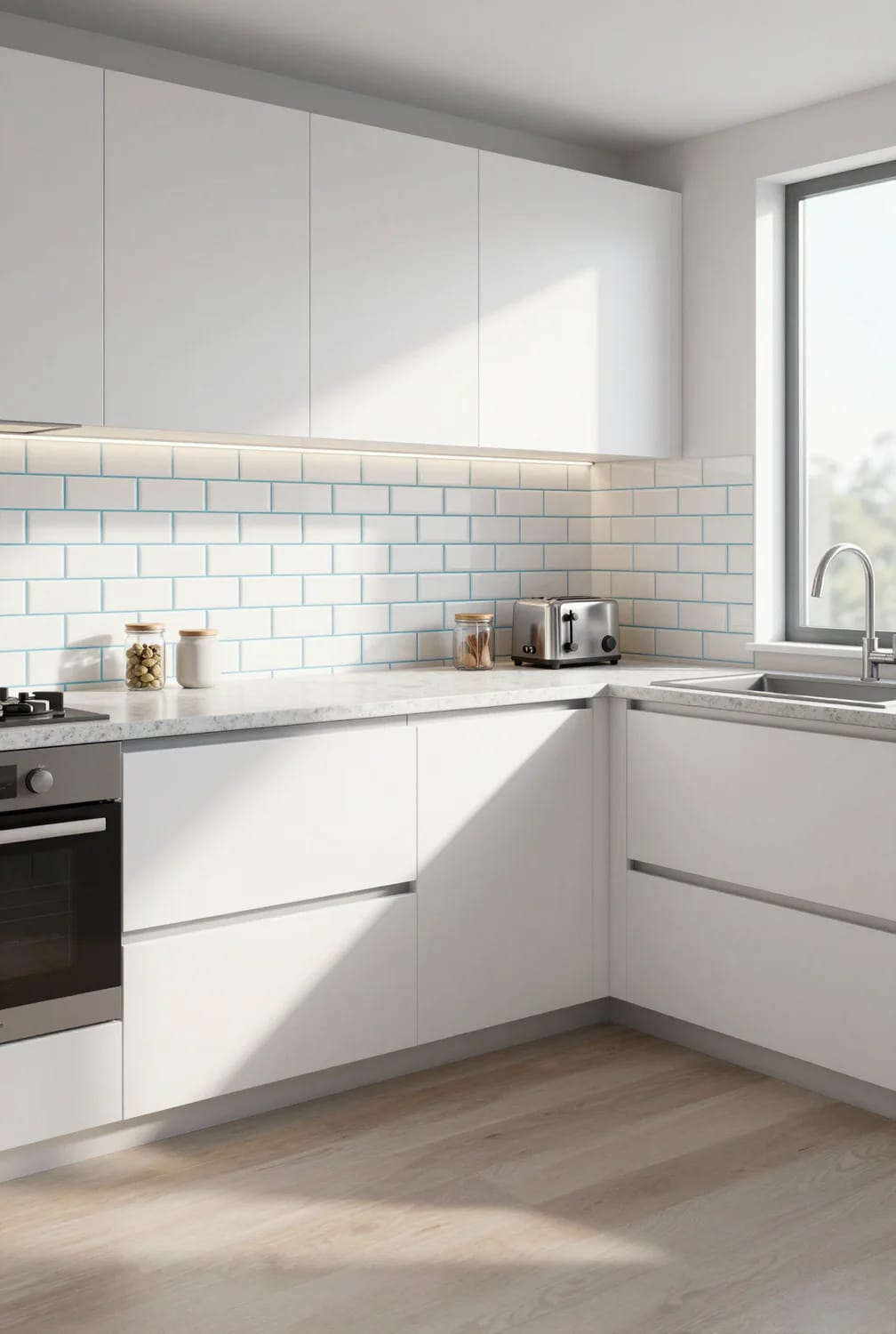 color that never touches the cabinets 1