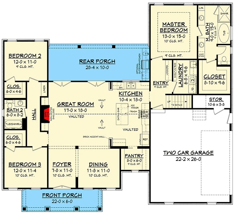 exclusive farmhouse with side load garage 1