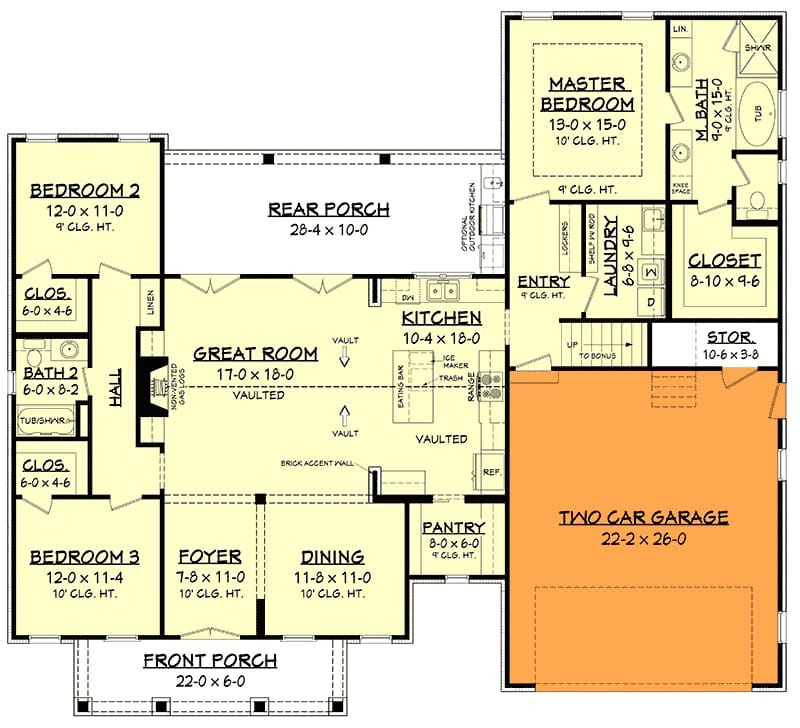 exclusive farmhouse with side load garage 1