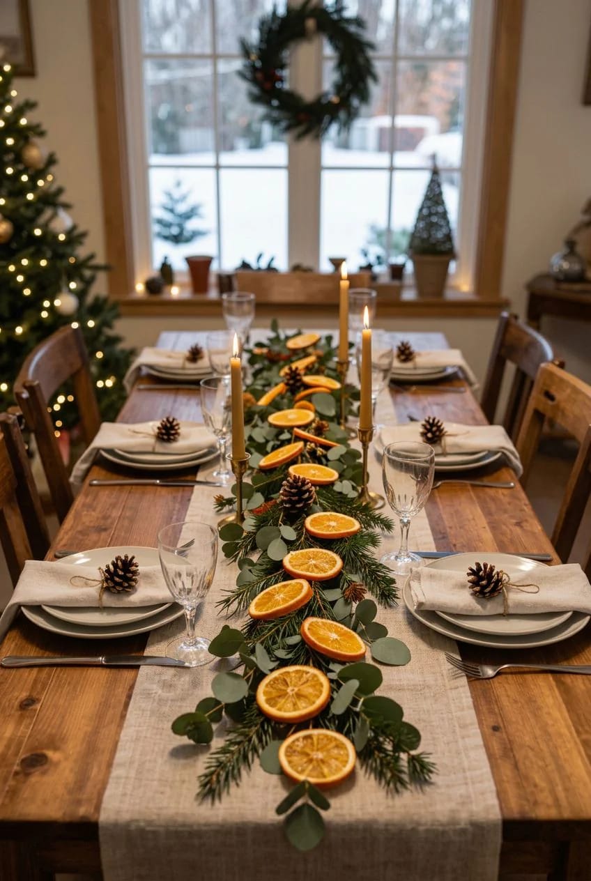 keep the citrus runner under fourteen inches so people can see over it 1