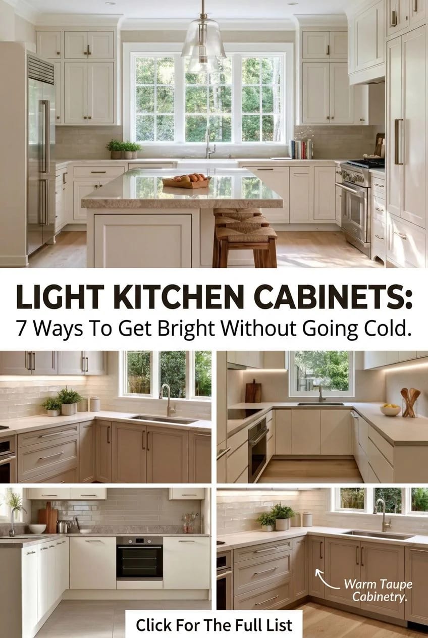 Light Colored Kitchen Cabinets: 7 Ways to Get Bright Without Going Cold 1 light colored cabinets kitchen 1