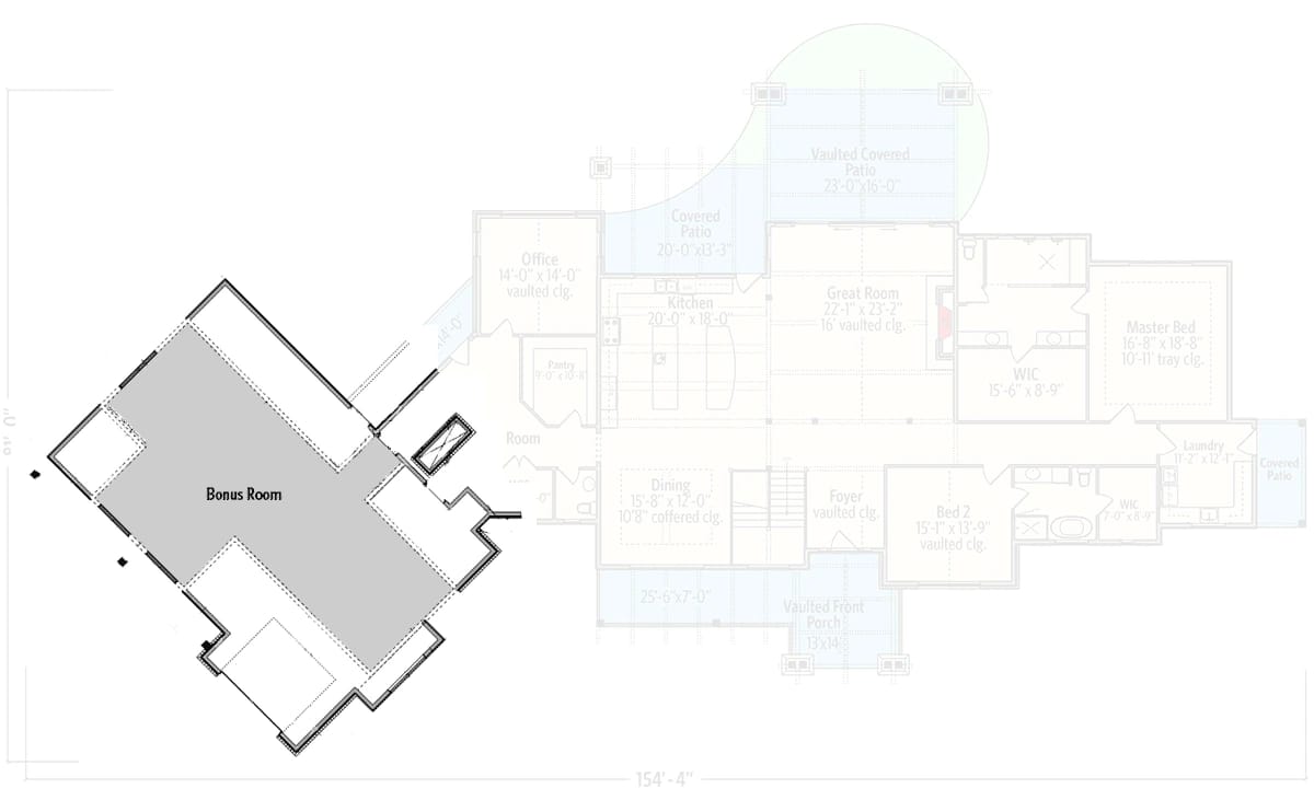 3-Bedroom Mountain Ranch House Plan with an Optional Finished Lower Level (3,623 Sq. Ft. Floor Plan) 3 luxurious mountain ranch home plan 1
