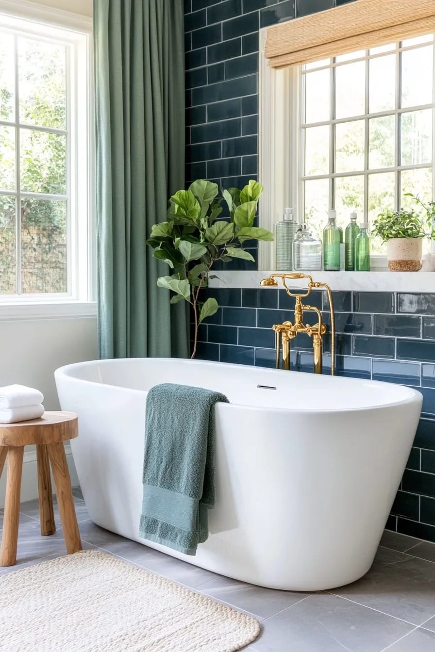navy with sage green, not navy with grey 1