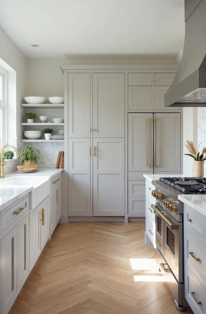 panel the fridge and the dishwasher before you upgrade the range 1