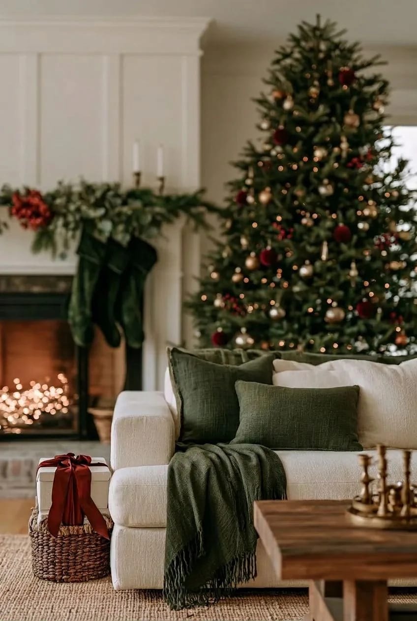 Modern Traditional Christmas Decor That Updates Red and Green 12 start with the two colors themselves 1