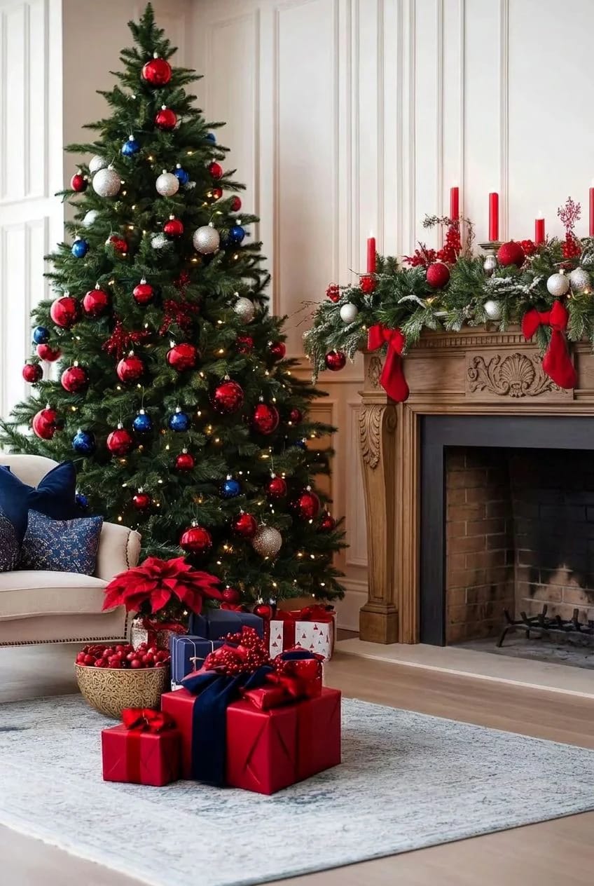 Modern Traditional Christmas Decor That Updates Red and Green 7 start with the two colors themselves 1