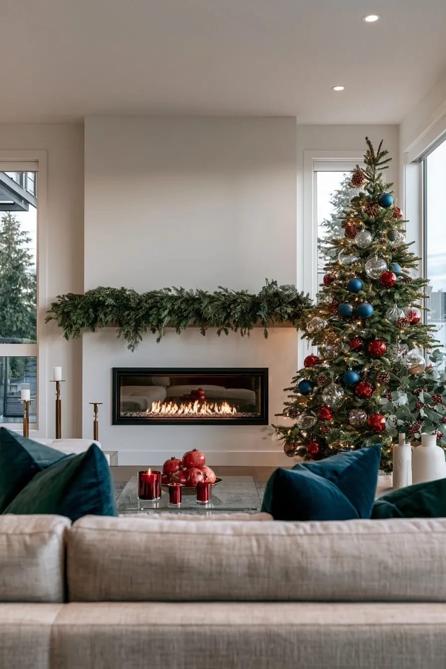 Modern Traditional Christmas Decor That Updates Red and Green 9 start with the two colors themselves 1