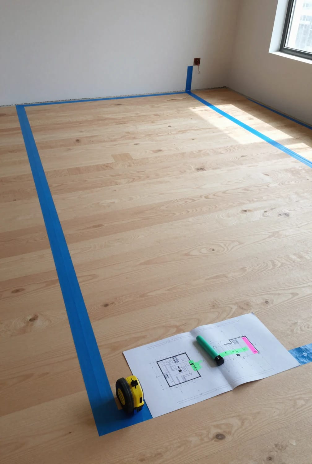 How to Read a Floor Plan Without Getting Fooled by It 7 tape the room out on your own floor 1