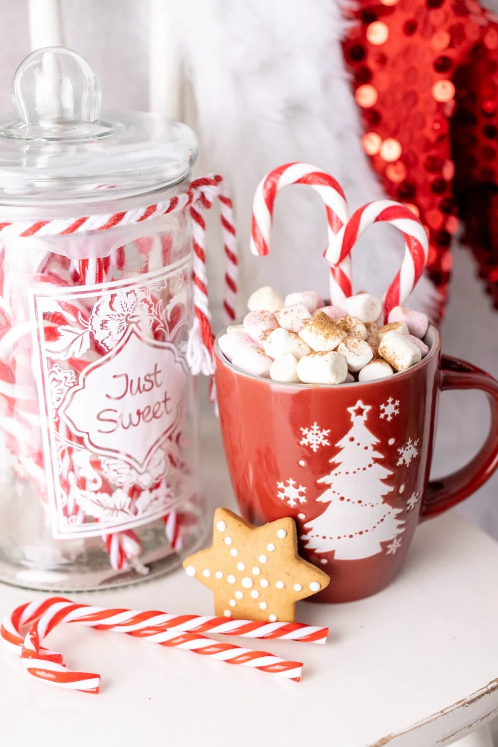 Farmhouse Christmas Kitchen Decor Ideas That Survive an Actual December 6 the cocoa station belongs in the coffee corner, not on the island 1