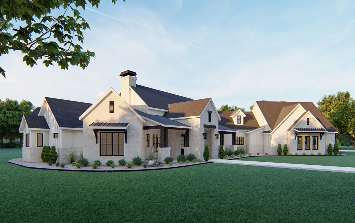 the front elevation never admits there is an upstairs 1