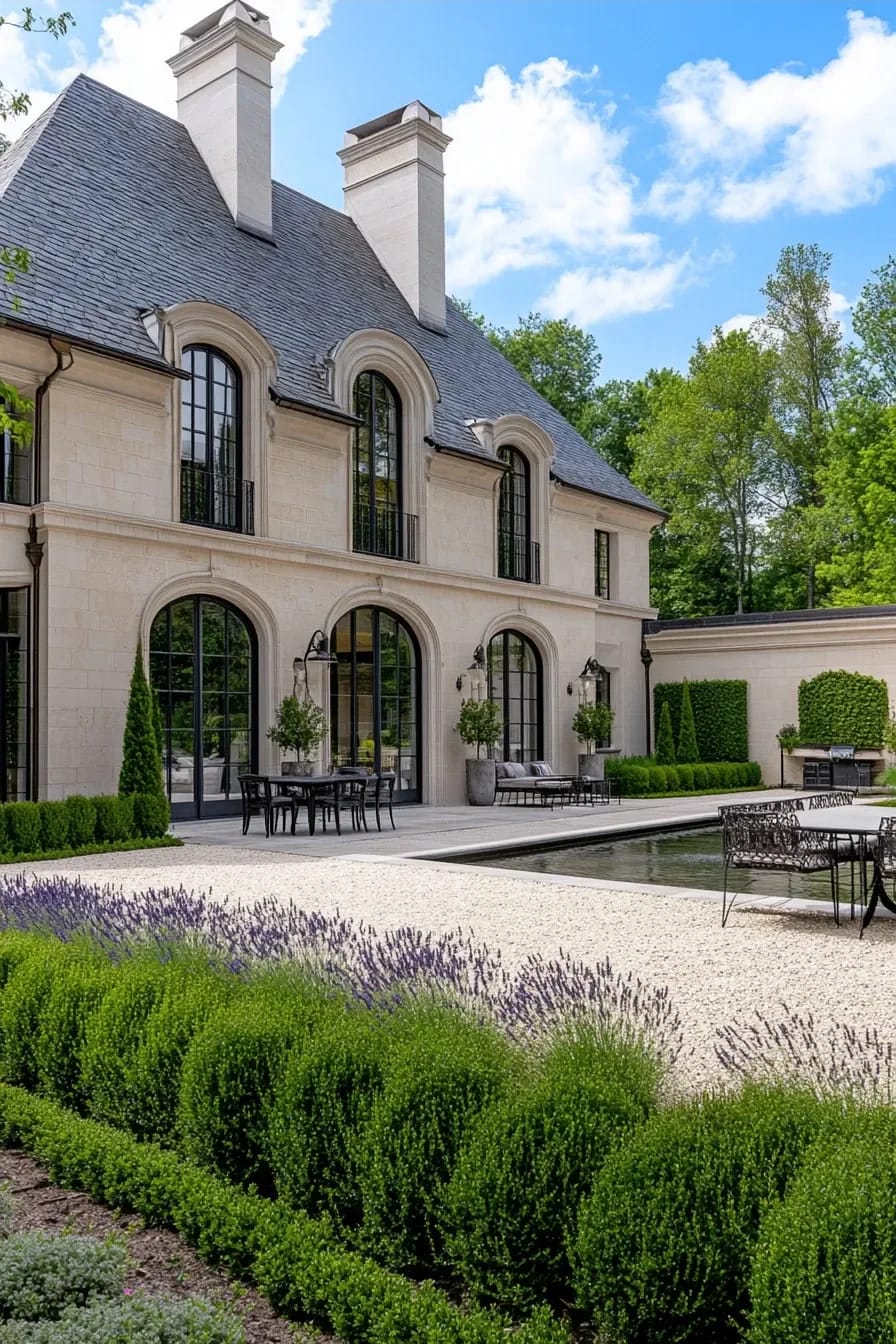 French Chateau Ideas That Read Authentic, Not Themed 21 the modern chateau works when it keeps the roof and drops the ornament 1