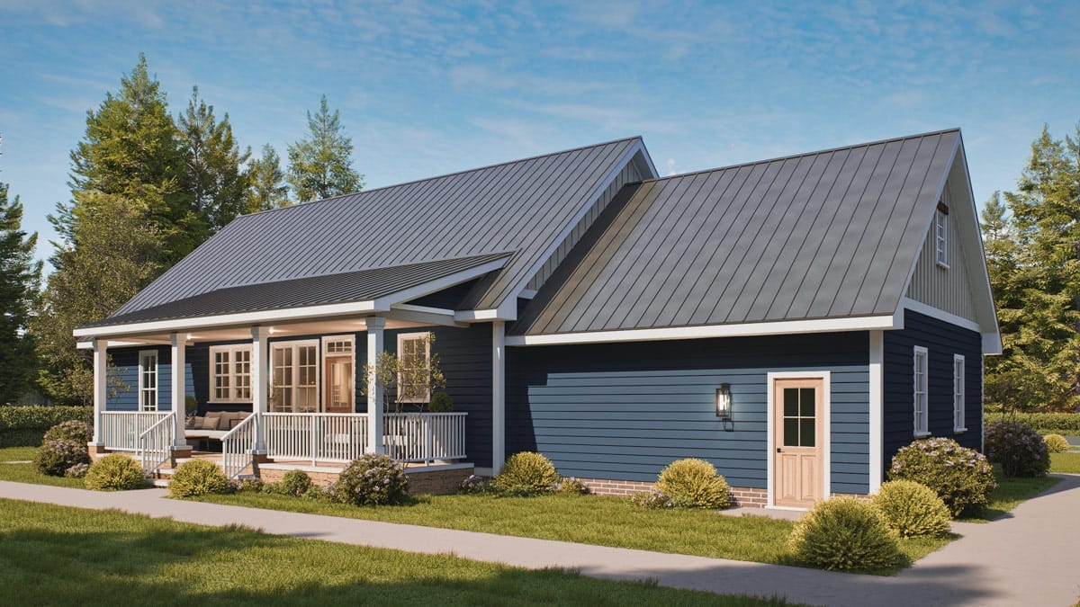 the roof and the 2-car garage are where the money went 1