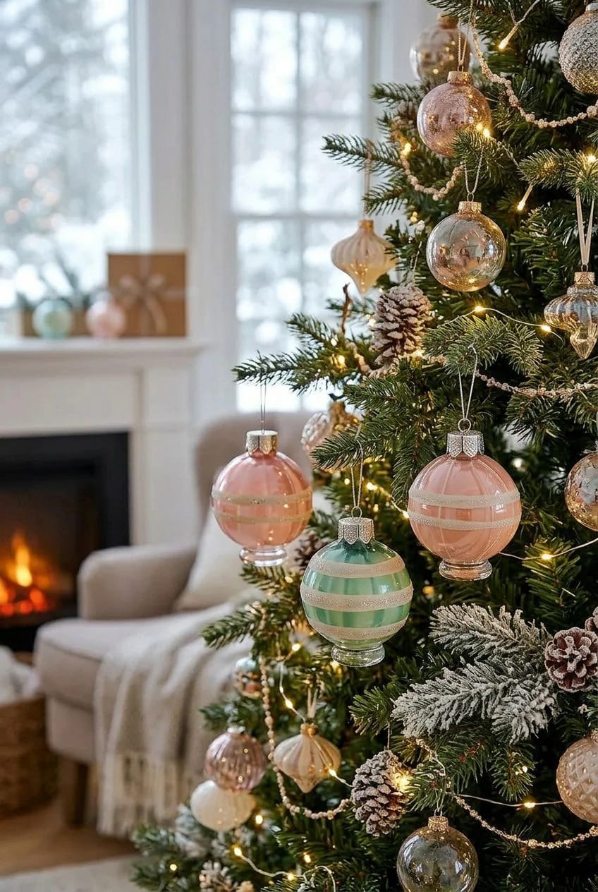 the unsilvered wartime ornaments belong at eye level 1