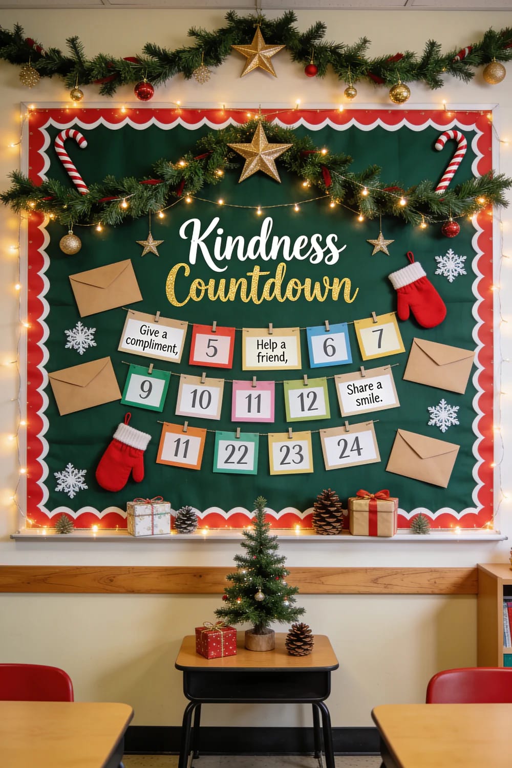 trade the christmas countdown board for a kindness board 1