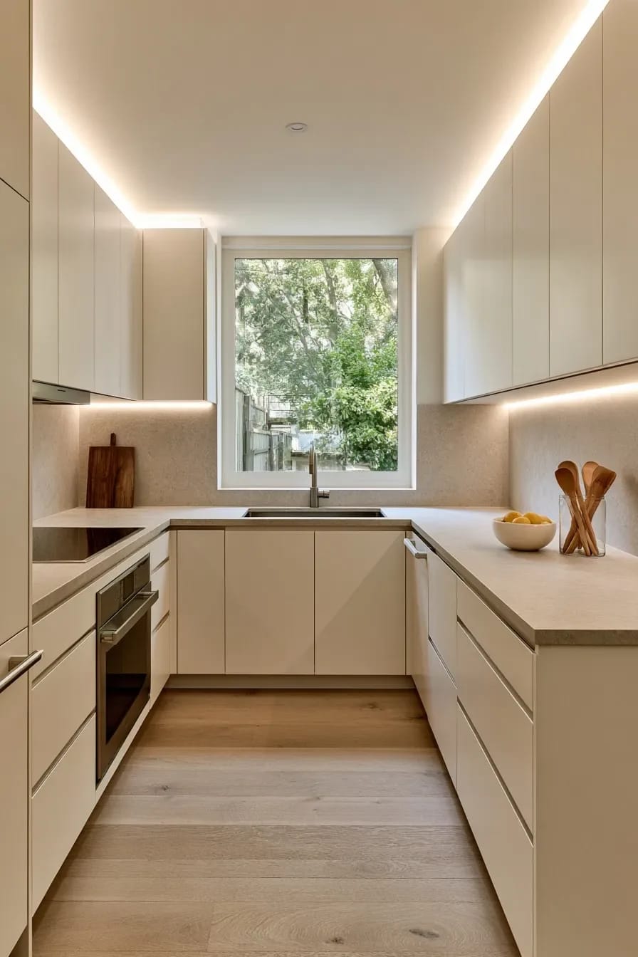 Light Colored Kitchen Cabinets: 7 Ways to Get Bright Without Going Cold 17 under-cabinet light is what makes light cabinets look light 1