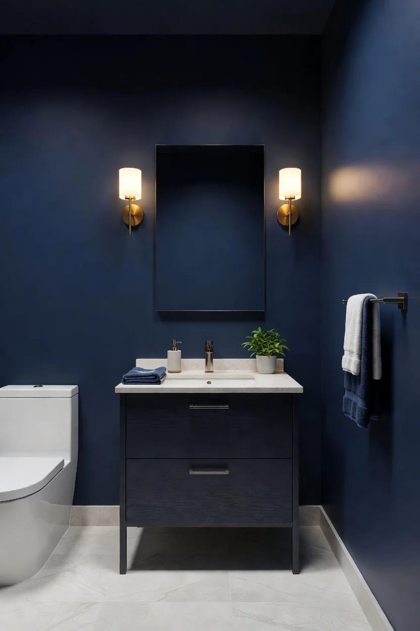 warm 2700k sconces at eye level, and nothing overhead 1
