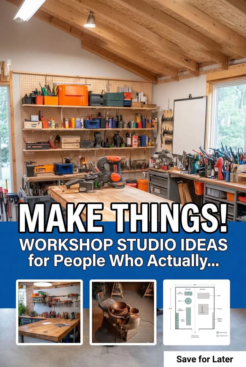Workshop Studio Ideas for People Who Actually Make Things 1 workshop studio 1