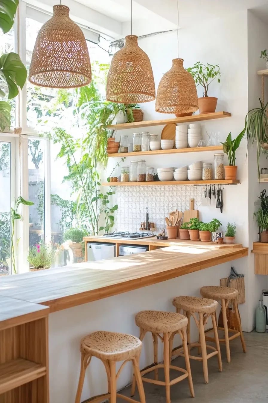 Boho Kitchen Ideas That Hold Up to Actual Cooking 2 zellige is the boho kitchen backsplash worth overspending on 1
