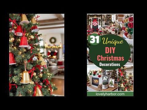 31 Unique DIY Christmas Decorations Trending Right Now - 4 Play Video
