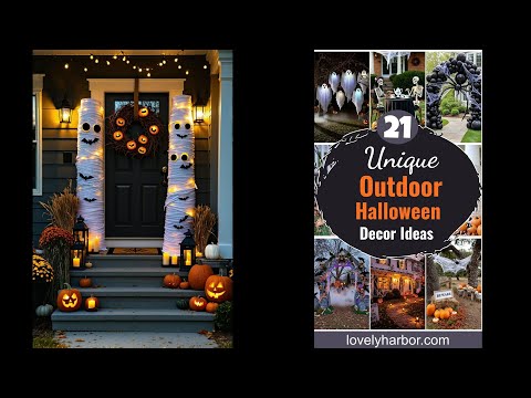 21 Unique Outdoor Halloween Decorations to Try This Year - 5 Play Video