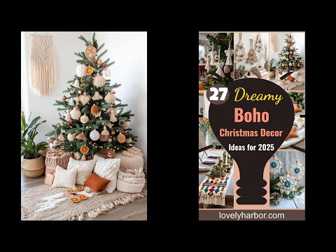 27 Dreamy Boho Christmas Decor Ideas to Try in 2025 - 9 Play Video